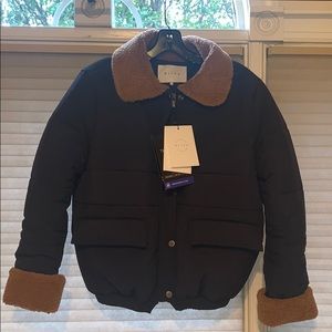 Olive Aviator Padded Jacket